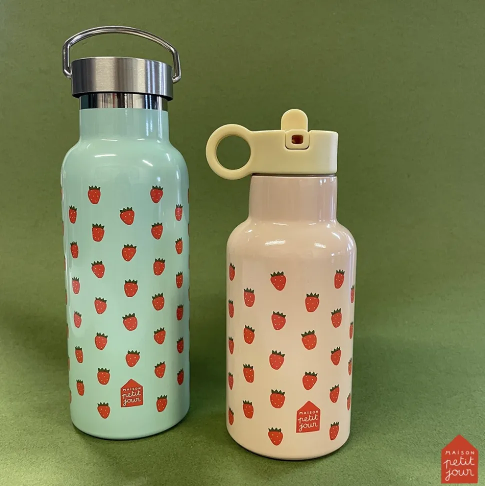 Gourde enfant isotherme les fraises