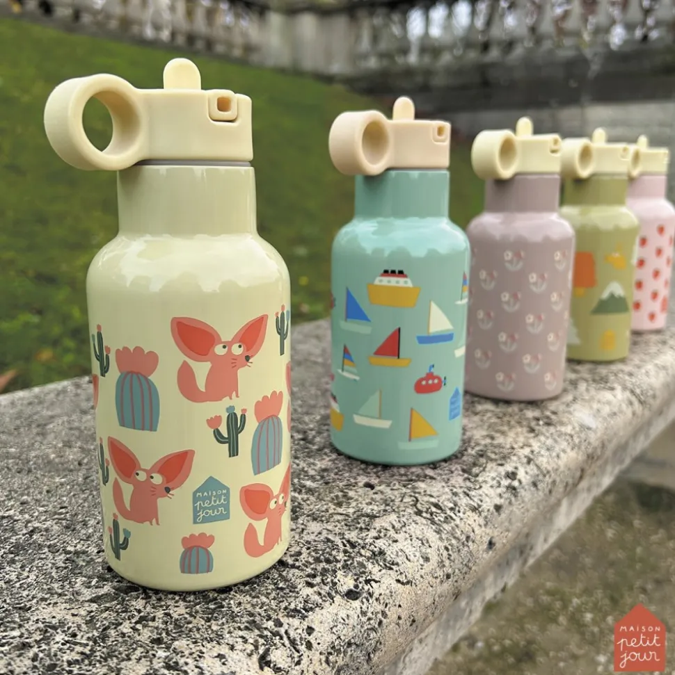 Gourde enfant isotherme les petites fleurs