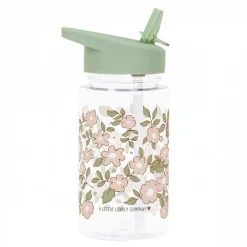 Gourde enfant 450 ml fleurs sauge