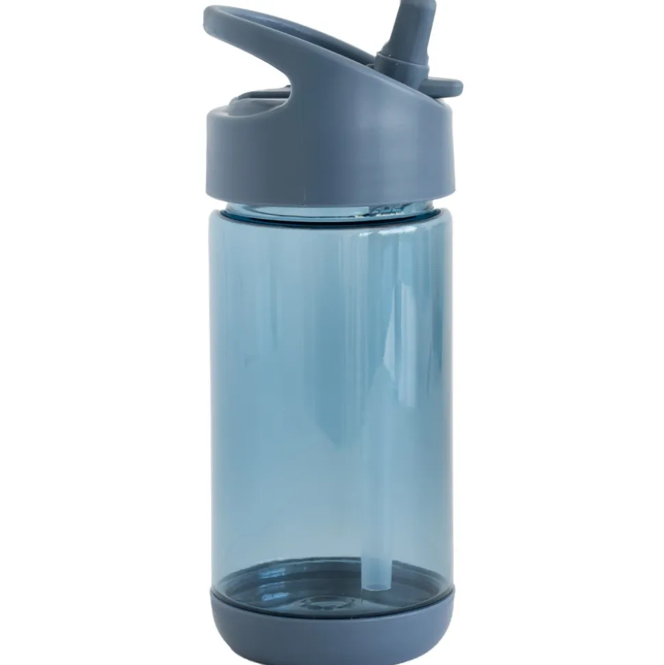 Gourde en plastique recyclé bleu