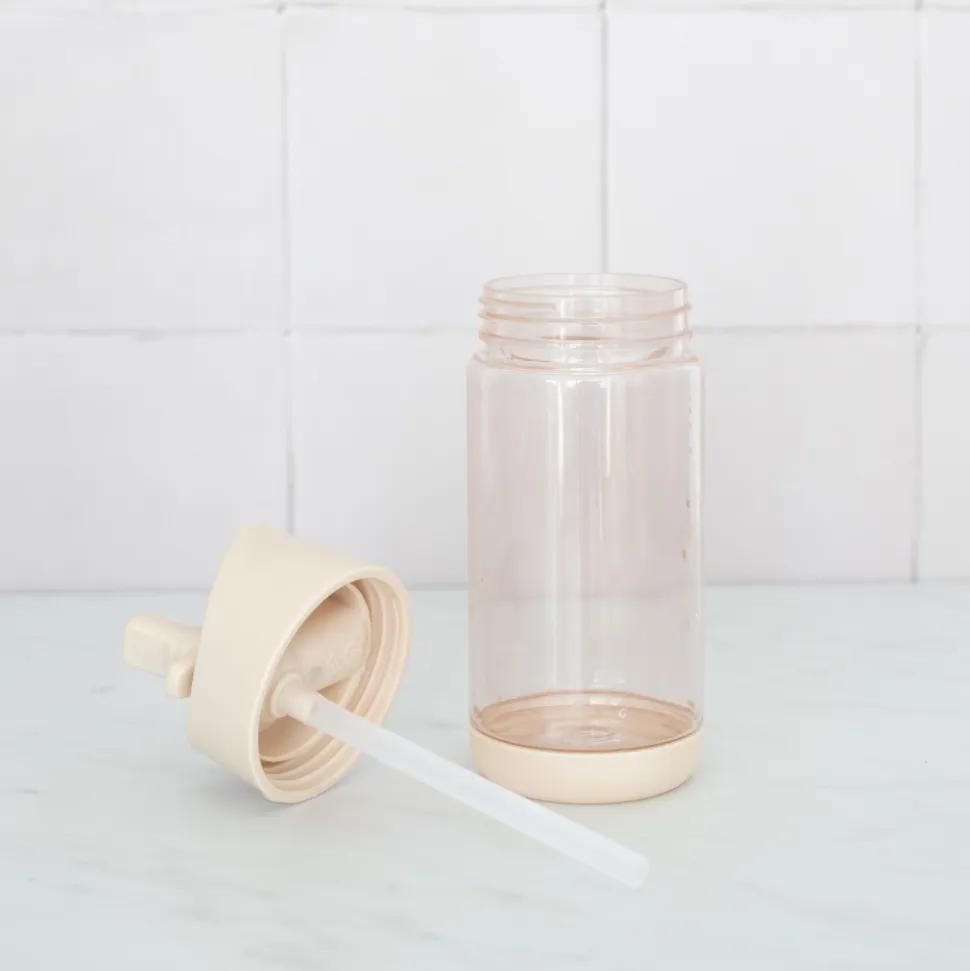 Gourde en plastique recyclé sable
