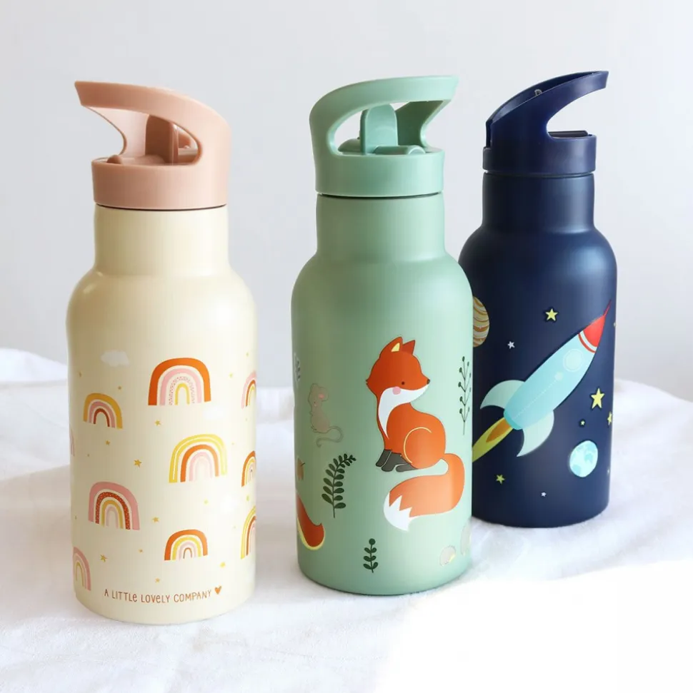 Gourde isotherme enfant 350 ml arc en ciel