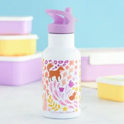 Gourde isotherme enfant 350 ml fleurs du jardin