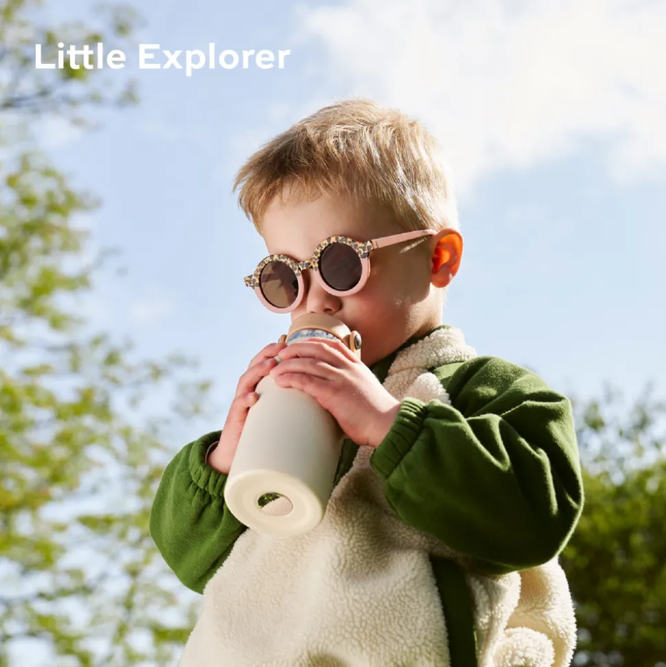 Gourde isotherme little explorer ivoire 350 ml