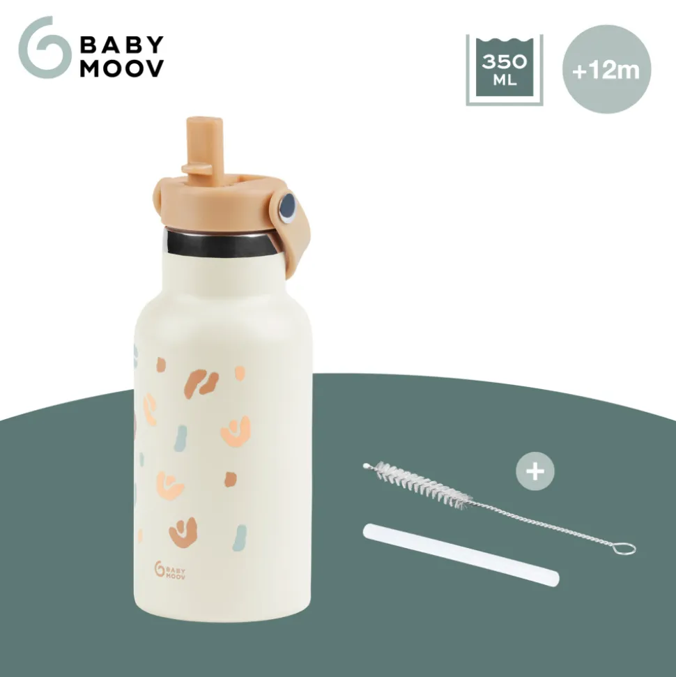 Gourde isotherme little explorer ivoire 350 ml