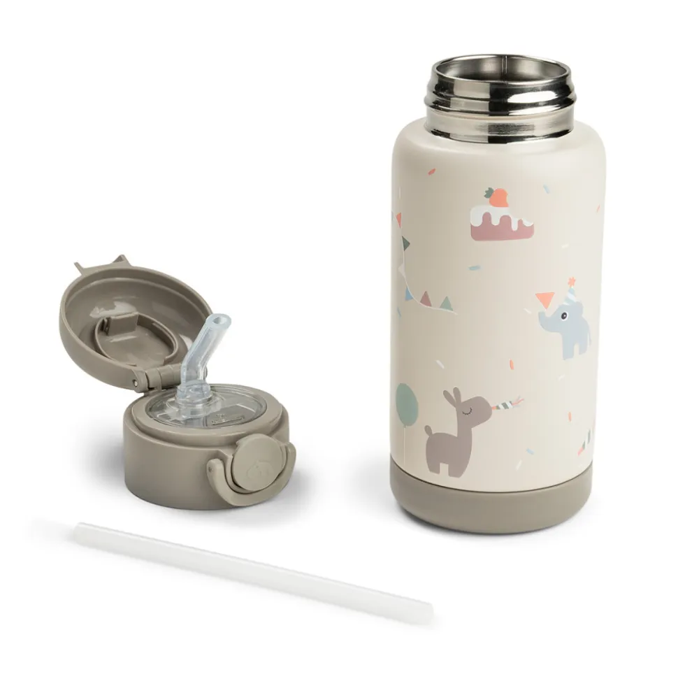 Gourde à paille isotherme celebration sable 340 ml