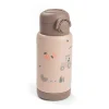 Gourde à paille isotherme tiny farm rose 340 ml