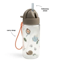 Gourde à paille tiny trails sable 350 ml