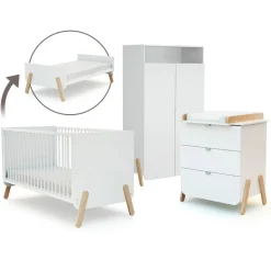 Grande chambre pirate 3 tiroirs blanc