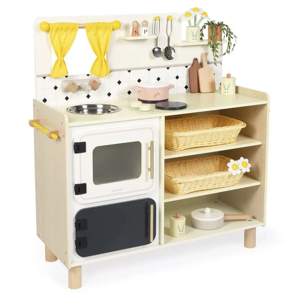 Grande cuisine en bois pour enfant mamie soleil