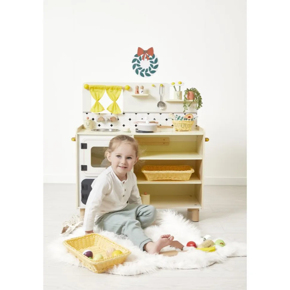 Grande cuisine en bois pour enfant mamie soleil