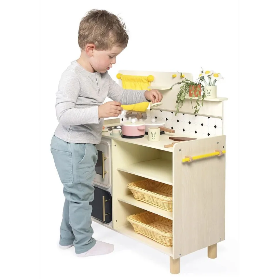 Grande cuisine en bois pour enfant mamie soleil
