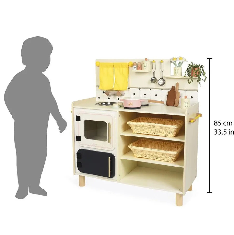 Grande cuisine en bois pour enfant mamie soleil