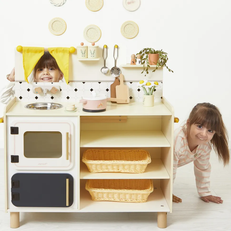 Grande cuisine en bois pour enfant mamie soleil