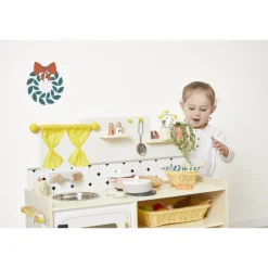 Grande cuisine en bois pour enfant mamie soleil