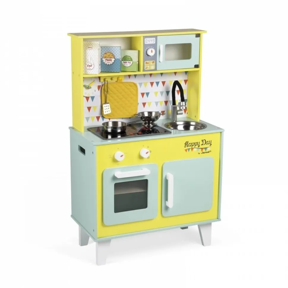 Grande cuisine enfant en bois happy day