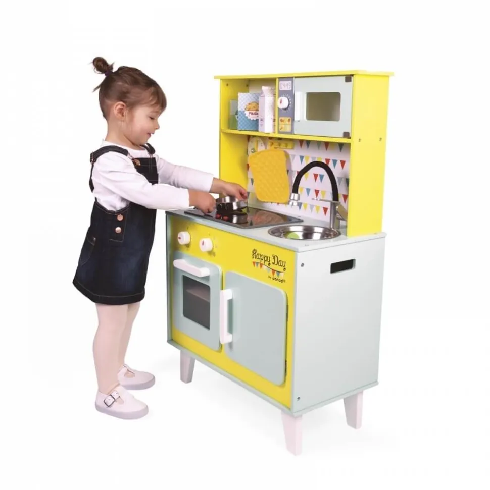 Grande cuisine enfant en bois happy day