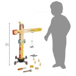Grande grue en bois