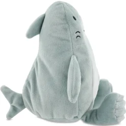Grande peluche bébé - mr. shark bleu