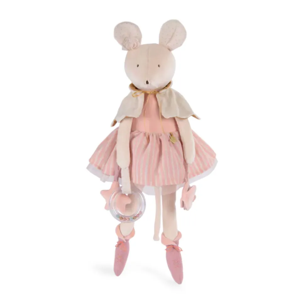 Grande peluche d'activités la petite école de danse - souris