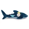 Grande peluche d'activités les aventures de paulie - requin