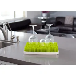 Grand égouttoir biberons lawn gazon vert