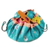 Grand sac à jouets d'extérieur / tapis de jeu 2 en 1 beach play