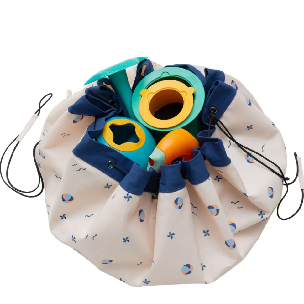 Grand sac à jouets d'extérieur / tapis de jeu 2 en 1 balloon