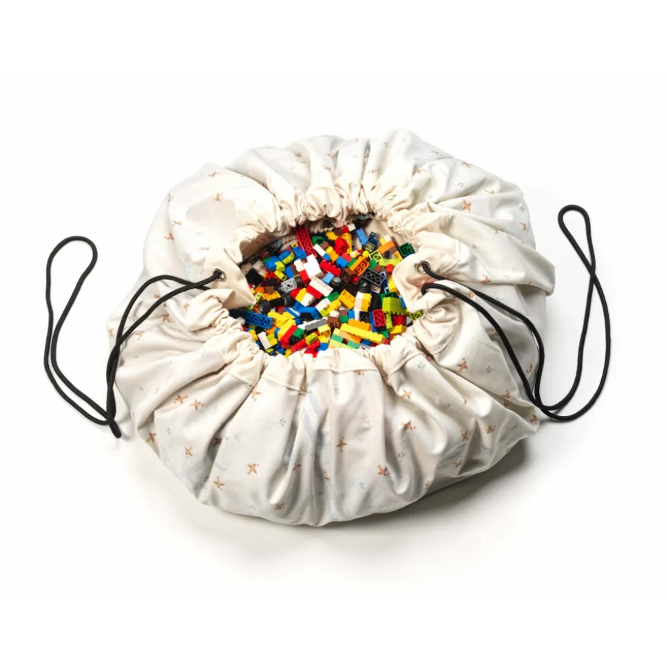 Grand sac à jouets / tapis de jeu 2 en 1 ferme