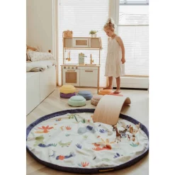 Grand sac à jouets / tapis de jeu 2 en 1 toupitis