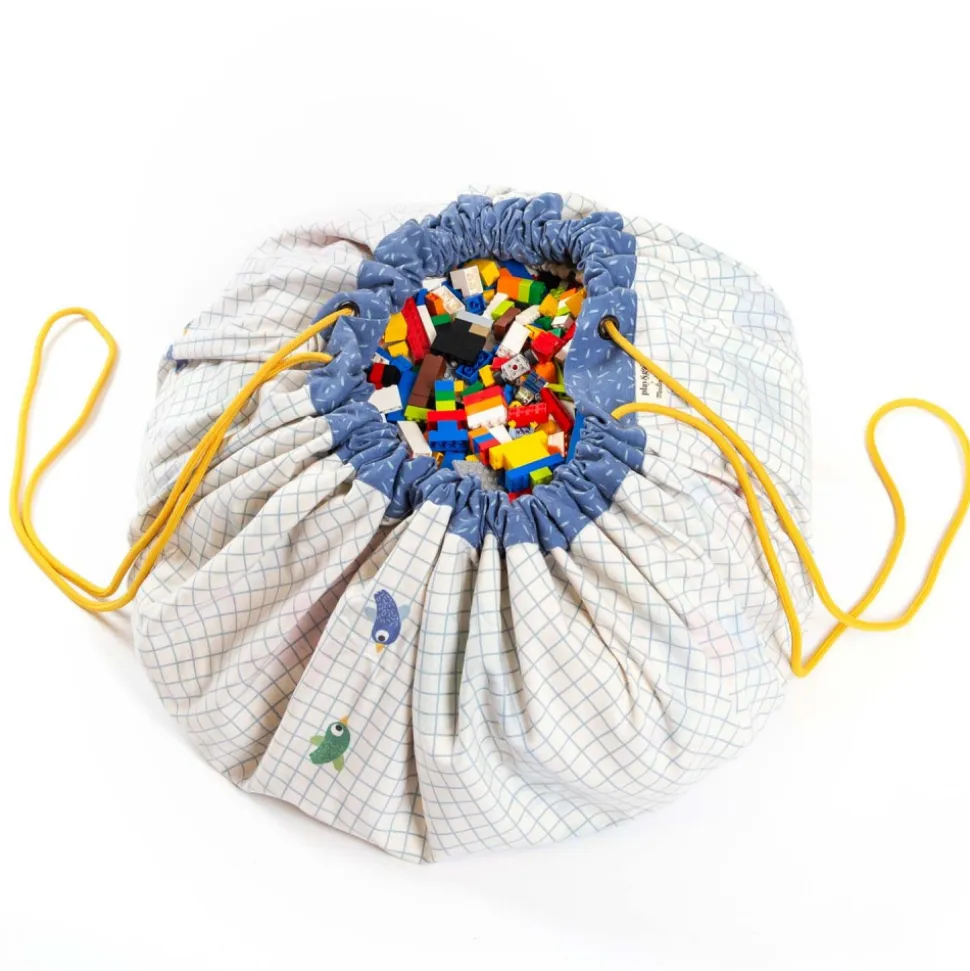 Grand sac à jouets / tapis de jeu 2 en 1 toupitis