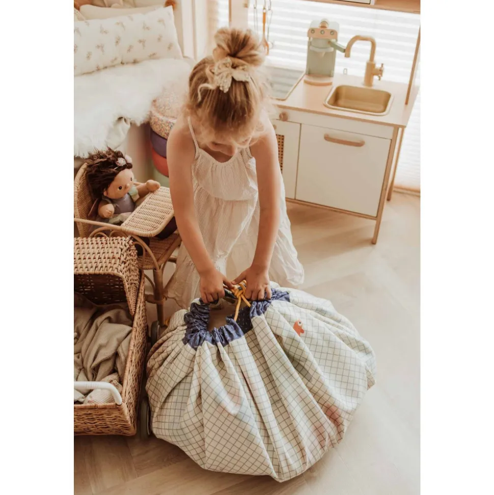 Grand sac à jouets / tapis de jeu 2 en 1 toupitis