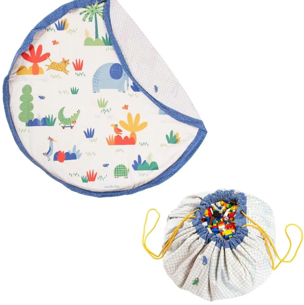 Grand sac à jouets / tapis de jeu 2 en 1 toupitis