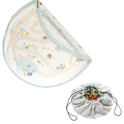 Grand sac à jouets / tapis de jeu 2 en 1 jungle