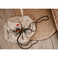 Grand sac à jouets / tapis de jeu 2 en 1 jungle