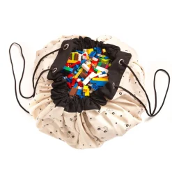 Grand sac à jouets / tapis de jeu 2 en 1 playville