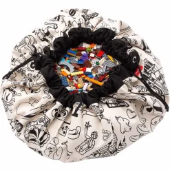 Grand sac à jouets / tapis de jeu 2 en 1 omy paris