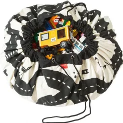 Grand sac à jouets / tapis de jeu 2 en 1 route & éclair
