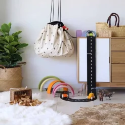 Grand sac à jouets / tapis de jeu 2 en 1 route & éclair