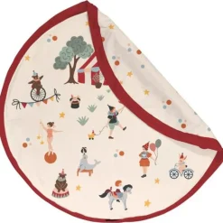 Grand sac à jouets / tapis de jeu 2 en 1 stripes brown