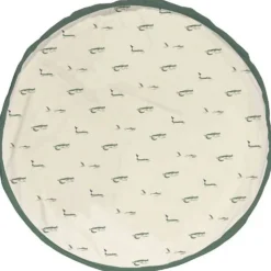 Grand sac à jouet / tapis de jeu 2 en 1 - crocodile