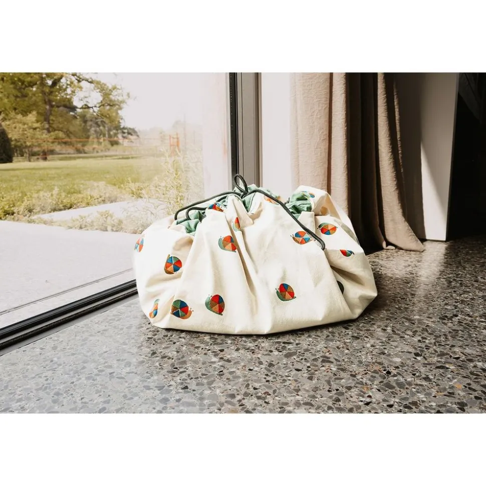 Grand sac à jouet / tapis de jeu 2 en 1 - snail