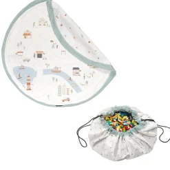 Grand sac à jouet / tapis de jeu 2 en 1 - city