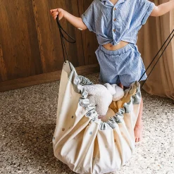 Grand sac à jouet / tapis de jeu 2 en 1 - worldmap colors