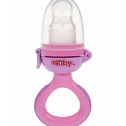 Grignoteuse en silicone rose