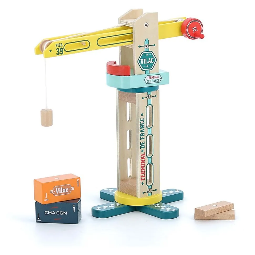 Grue en bois de docker