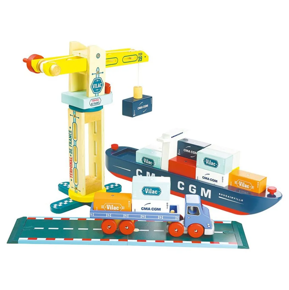 Grue en bois de docker
