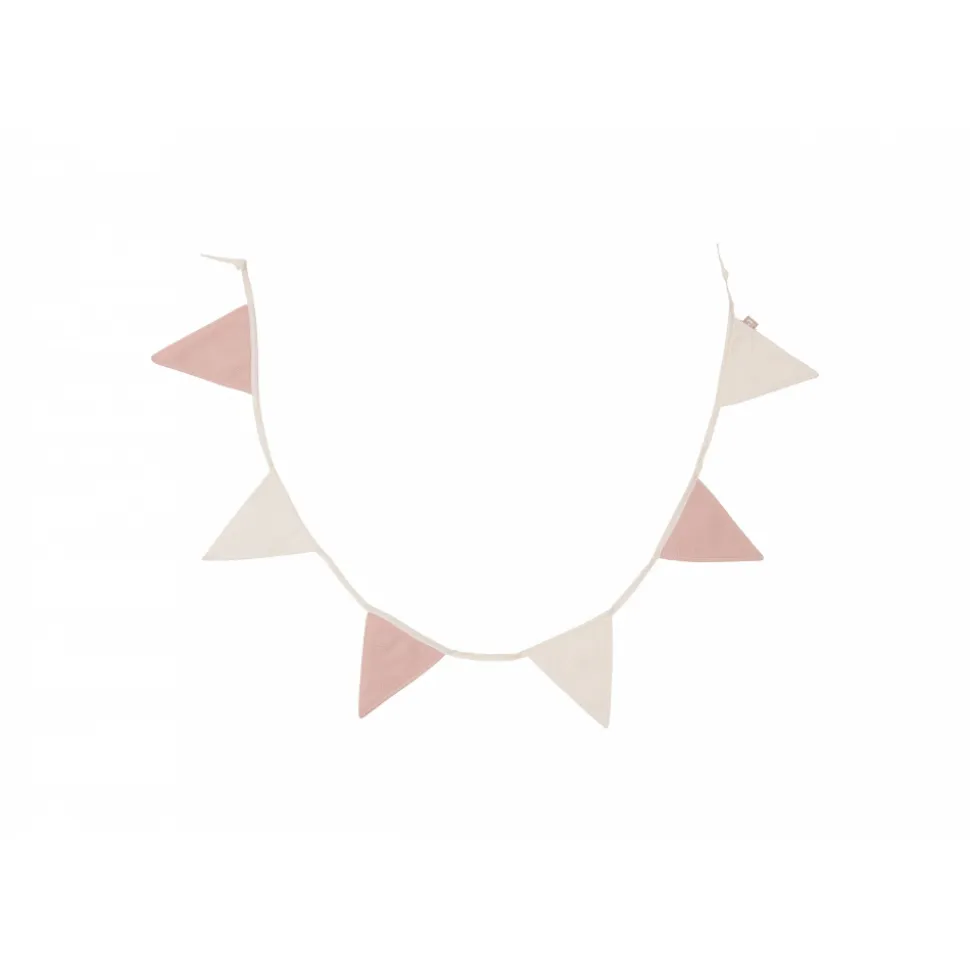 Guirlande drapeau party collection rose/ivoire