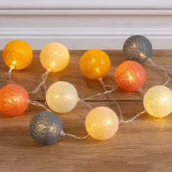 Guirlande lumineuse led 10 boules oya