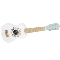 Guitare pour enfant en bois blanc les animaux du monde - sarah betz